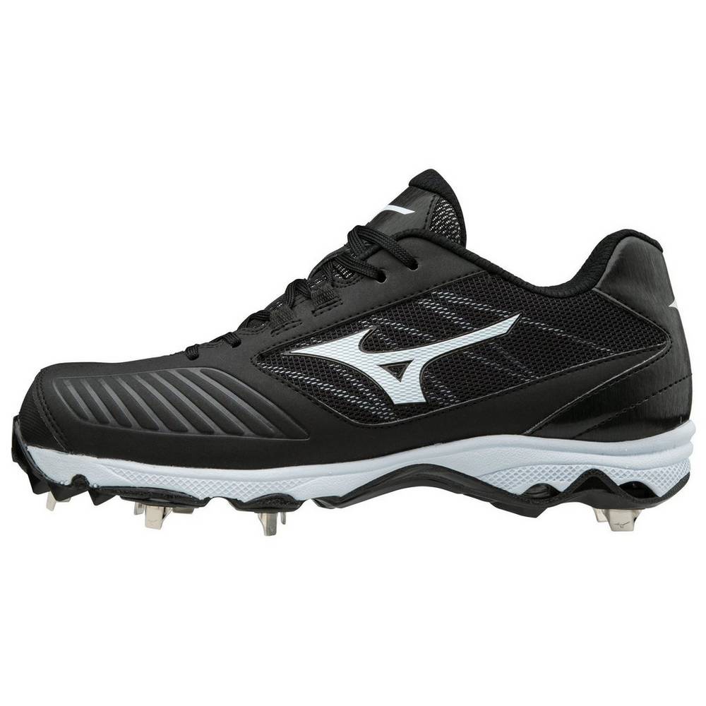 Damske Softball Obuv Mizuno 9-Spike Advanced Sweep 4 Nizke Metal Čierne/Biele Vypredaj WJQR95768